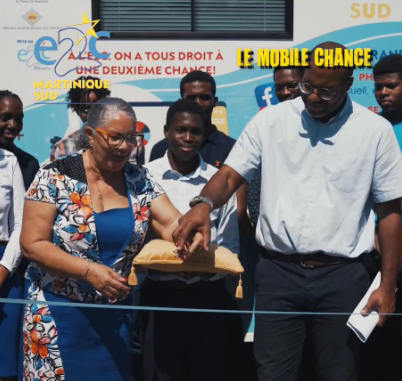 Le Mobil’Chance de l’E2C Martinique Sud : Un Bus Itinérant au Service de l’insertion de jeunes de 15 à 30 ans éloignés de l’emploi